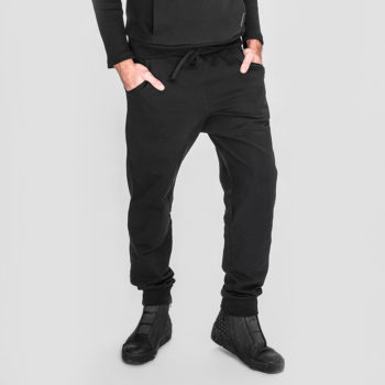 Spodnie dresowe bawełniane FIT czarne