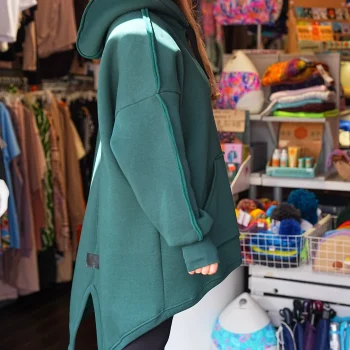 Bluza TOKIO Oversize z Kapturem zielona