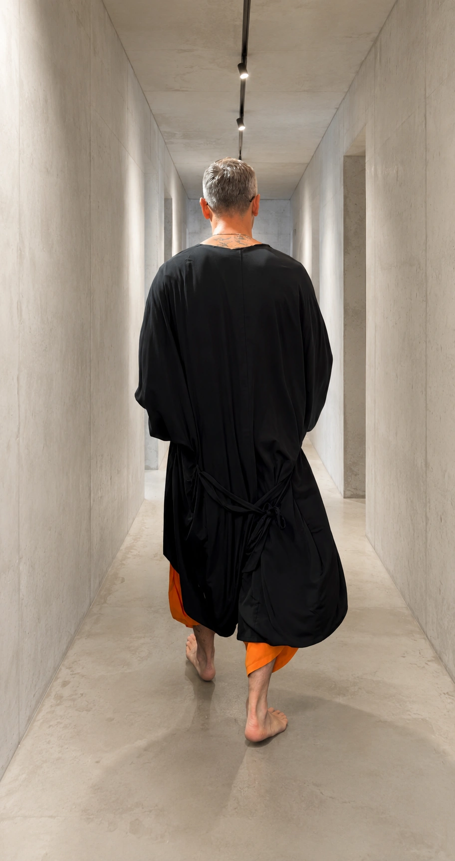 Kimono z wiskozy NAMASTE czarne